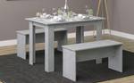 Tischgruppe Sentio 110 cm Beton Beton Dekor - 110 x 70 cm