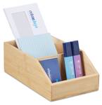 Schreibtisch Organizer Braun - Bambus - 16 x 9 x 26 cm