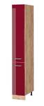 Meuble haute de cuisine R-Line 37499 Bordeaux brillant - Imitation chêne truffier de sonoma - 45 x 60 x 31 cm