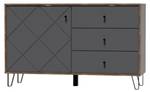 Sideboard BILBAO SB123 1D3D Beige - Dunkelgrau