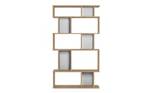 Eros Standregal Weit Braun - Holzwerkstoff - 90 x 160 x 22 cm