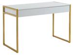 Schreibtisch MASON Weiß - Holzwerkstoff - 60 x 76 x 120 cm