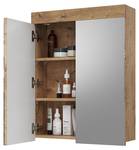 Bad Spiegelschrank Luna 36759 Braun - Holzwerkstoff - 60 x 77 x 17 cm