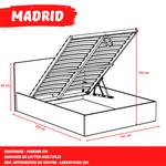 Bettkasten MADRID Eiche Sonoma Dekor - 152 x 85 x 206 cm