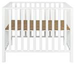 Parc Playard Cubic Blanc - Bois manufacturé - 78 x 80 x 97 cm