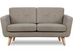 TAGIO II Sofa 2 Personen Braun - Massivholz - 153 x 80 x 88 cm