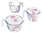 Messbecher Classic Prepware 3 teilig Glas - 2 x 2 x 1 cm