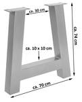 Tischgestell  GESTELL Silber