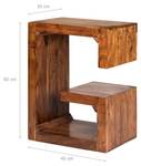 Table d'appoint G-Form 45x30x60cm brun Marron - Bois massif - 30 x 60 x 45 cm