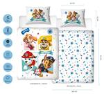 Kinderbettwäsche Paw Patrol Weiß - Textil - 100 x 135 x 1 cm