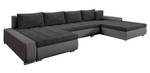 Ecksofa Elisabetta Esche Dekor - Schwarz