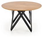 Table à manger Arnold Marron - Bois manufacturé - 120 x 75 x 120 cm