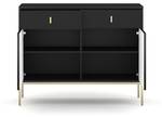 Sideboard MAGGIORE SB104 2D2D Schwarz - Gold