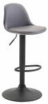 Tabouret de bar Kiel Gris - Noir