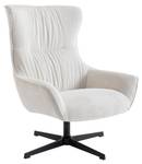 Fauteuil pivotant GALATI Blanc crème