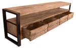 Lowboard NATURAL EDGE Massivholz - Holzart/Dekor - 200 x 55 x 40 cm