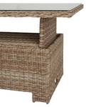 Gartentisch Gram Braun - Rattan - 134 x 68 x 84 cm