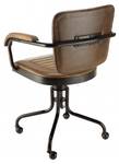 Sessel MARCEL Braun - Echtleder - 53 x 91 x 57 cm