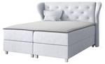 Boxspringbett Bakart Grau - Breite: 224 cm