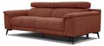 3-Sitzer Relaxsofa Fiero Dunkelorange - Breite: 212 cm