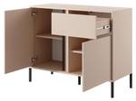 Kommode DAST COD104 2D1D Beige - Holzwerkstoff - Kunststoff - 104 x 82 x 40 cm