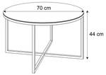 CIRI-X Glass mit goldenem Gestell Glas Schwarz