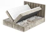 Boxspringbett Moretti Beige - Breite: 160 cm