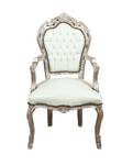 Fauteuil Blanc Français Multicolore - Blanc