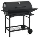 Grillwagen Armento Schwarz - Metall - 108 x 95 x 61 cm