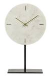 Horloge de table Moreno Blanc - Métal - 10 x 43 x 26 cm