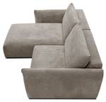 3-Sitzer Ecksofa Tauer Taupe - Ecke davorstehend links