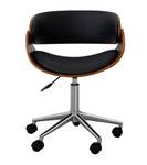 Chaise de bureau pivotante Noir - Bois manufacturé - 50 x 65 x 51 cm