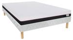 Matelas et sommier tapissier RYZE Blanc - Bois manufacturé