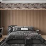 Panneau mural TATIANA Lot de 8 (3,71 m²) Marron