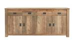 Buffet CARGO Beige - Massivholz - 50 x 90 x 200 cm