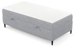 Boxspringbett Araya Grau - Breite: 90 cm - H2