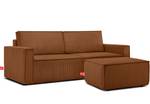 NAPI  Sofa 3 Sitzer Rot - Breite: 228 cm