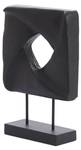 Ornament MARODU Schwarz - Massivholz - 9 x 39 x 26 cm