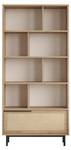 Vitrinenschrank OCEAN SC84 1D Beige - Hellbraun