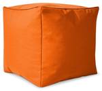 Sitzsack-Hocker Pouf "Cube" 40x40x40cm Orange