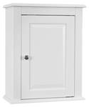 Meuble haut de salle de bain FRG203-W Blanc - Bois manufacturé - 40 x 49 x 18 cm