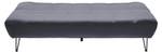 Schlafsofa GELI Grau - Metall - Massivholz - Textil - 192 x 88 x 97 cm