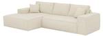 Schlafsofa AMELIA Beige - Textil - 165 x 80 x 302 cm