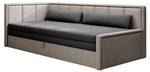 3-Sitzer Sofa Tius Grau - Textil - 214 x 77 x 82 cm