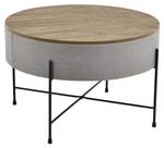 Table Basse Tauranga Gris - Métal - 60 x 40 x 60 cm