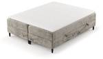 Boxspringbett Malte Beige - Breite: 200 cm