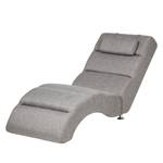 Chaise longue de relaxation Califfo Tissu gris