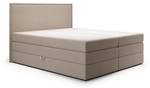 Doppelbett Nateo Beige - Breite: 183 cm