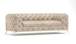 Chesterfield Sofa 3-Sitzer Klareno Beige