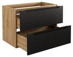 Schrank unter waschbecken LUXOR CUW80 2D Schwarz